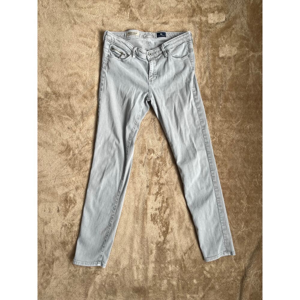 AG The Stevie Slim Straight Leg Denim Jeans Gray Women's Size‎ 27R US 4